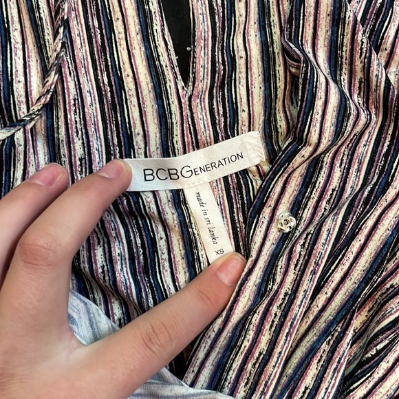 BCBG Generation Striped Jumpsuit - Picture 3 of 5